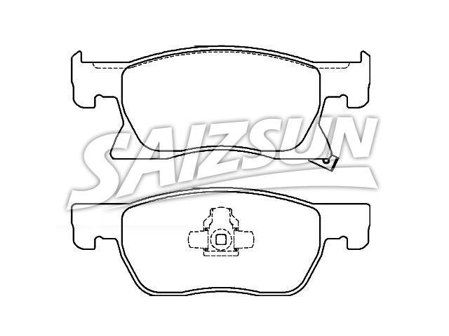 Brake Pad Set:13478300