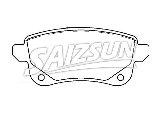 Brake Pad Set:44 06 080 61R