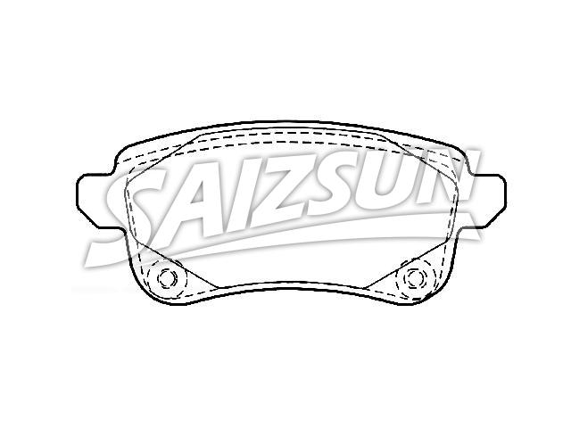 Brake Pad Set:44 06 082 35R