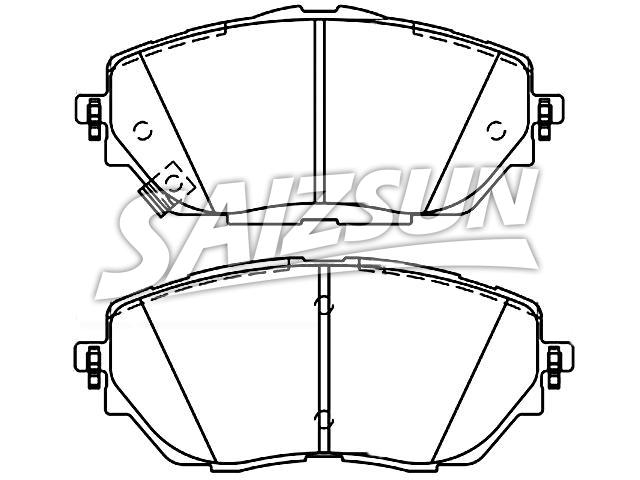 Brake Pad Set:04465-F4020