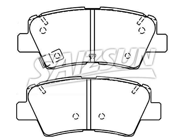 Brake Pad Set:58302-F6A50