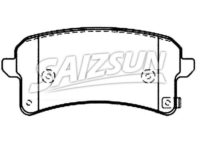 Brake Pad Set:3502110XKV08A
