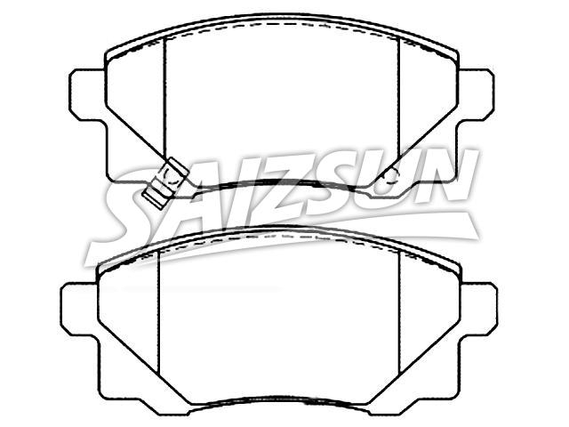 Brake Pad Set:55200-D62Y00-C00