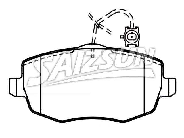 Brake Pad Set:77365217