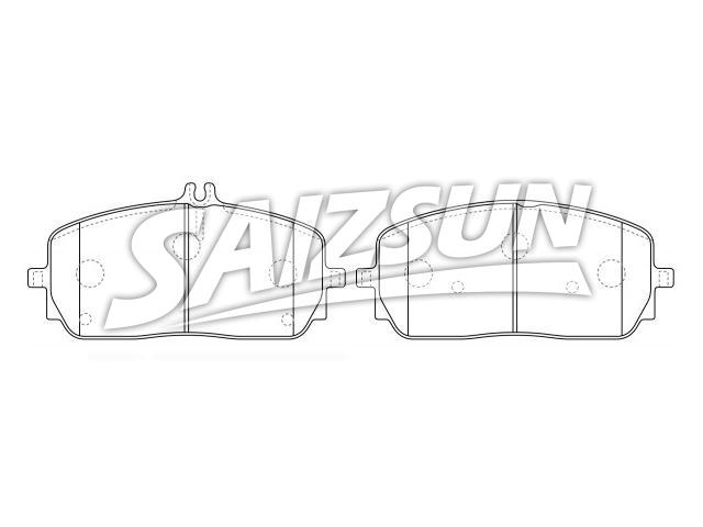 Brake Pad Set:000 420 72 00