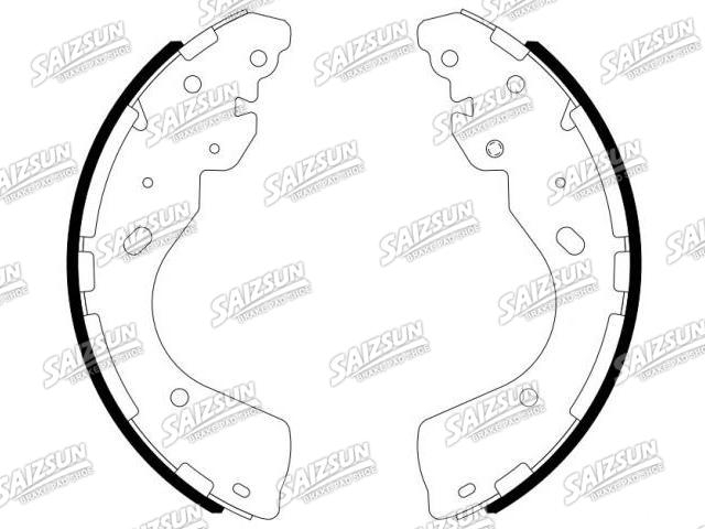 Brake Shoe Set:AB31-2200-BA