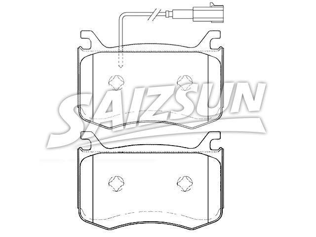 Brake Pad Set:77367676
