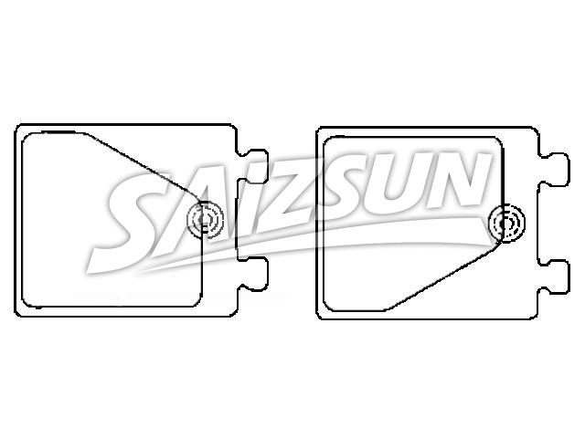 Brake Pad Set:CD6586