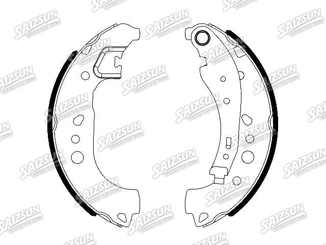 Brake Shoe Set:44 0A 080 42R