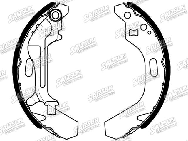 Brake Shoe Set:B3010630300