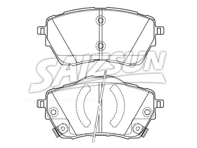 Brake Pad Set:3510001CACS030