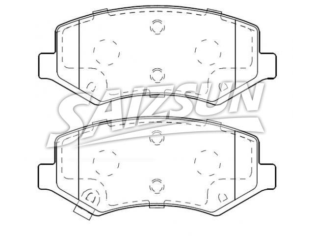 Brake Pad Set:1075741900