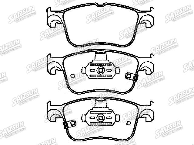 Brake Pad Set:2 454 601