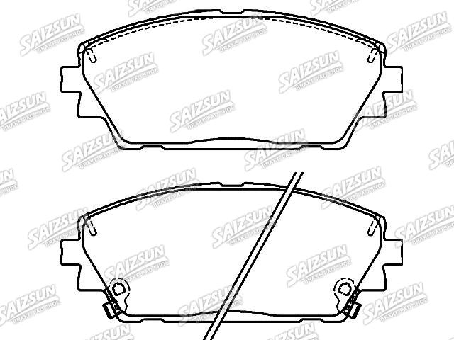 Brake Pad Set:BCYA-33-28ZA