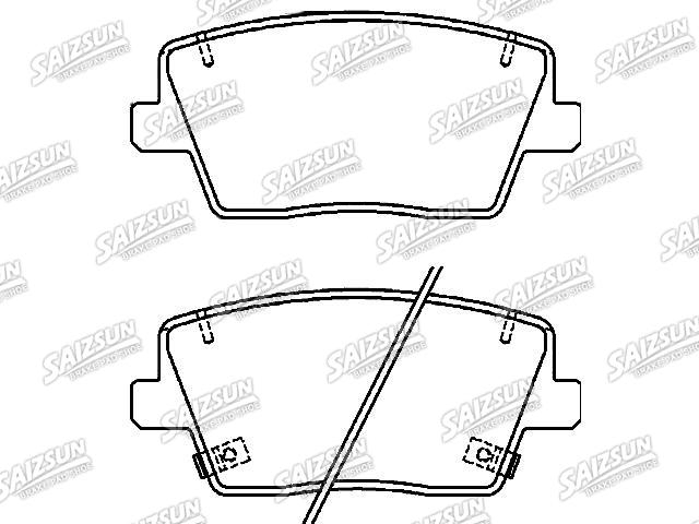 Brake Pad Set:58302-S0A30