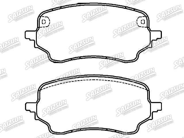 Brake Pad Set:2 425 653