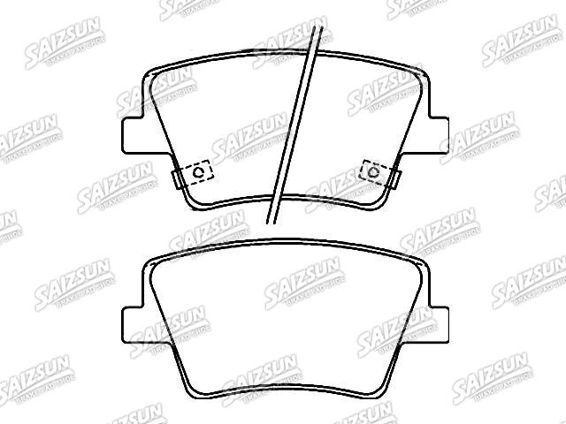 Brake Pad Set:58302-S1A70