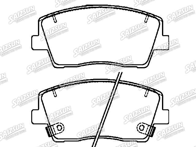 Brake Pad Set:58101-J5A25