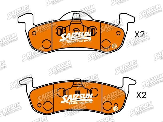 Brake Pad Set:7L1Z-2200-A