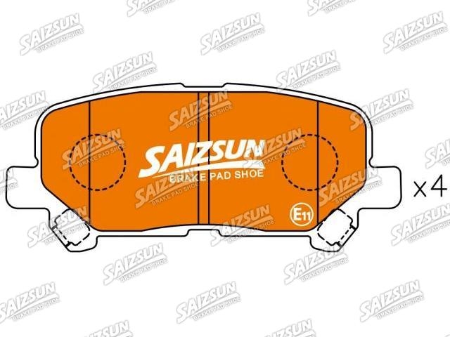 Brake Pad Set:43022-SZA-A00