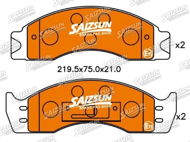 Brake Pad Set:5C2Z-2200-BA