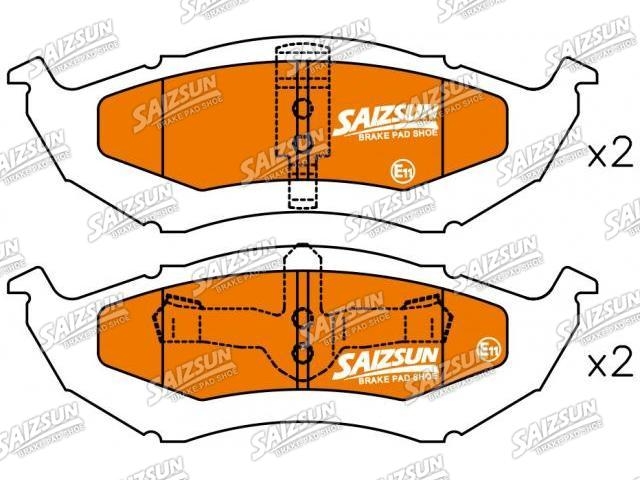 Brake Pad Set:D895-7598