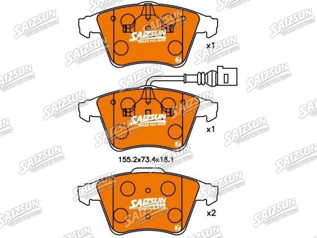 Brake Pad Set:7H0 698 151 A
