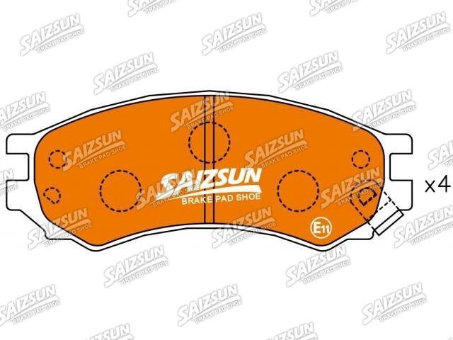 Brake Pad Set:41060-70N86