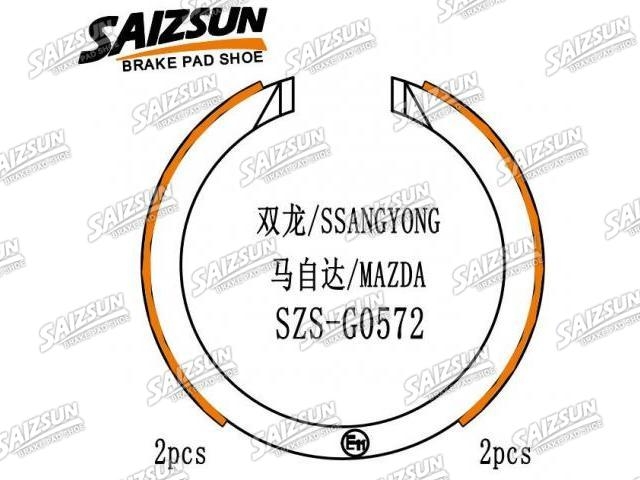 Brake Shoe Set:LFY4-44-39Z