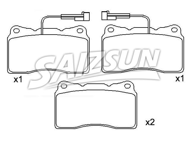 Brake Pad Set:7 736 272 2