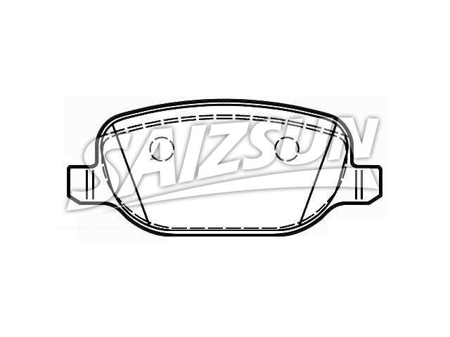 Brake Pad Set:77362273