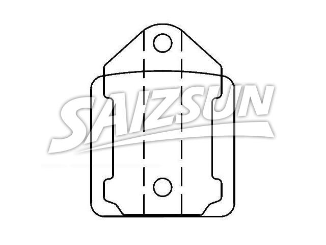 Brake Pad Set:D66-733