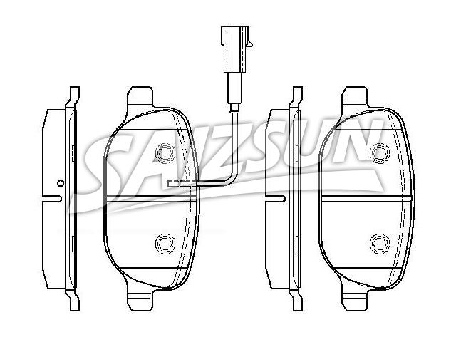 Brake Pad Set:77365542