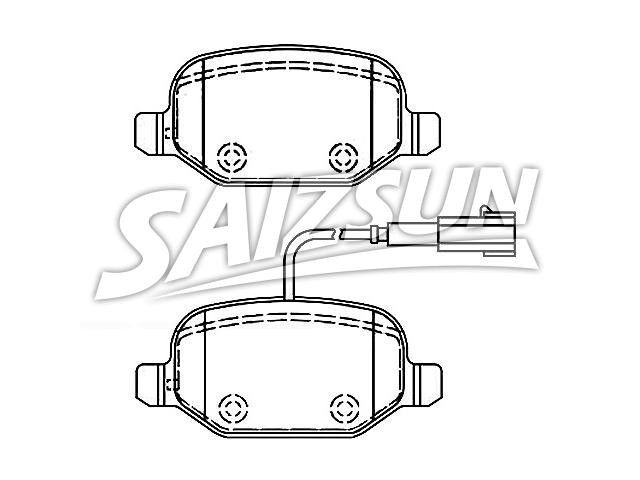Brake Pad Set:77365752