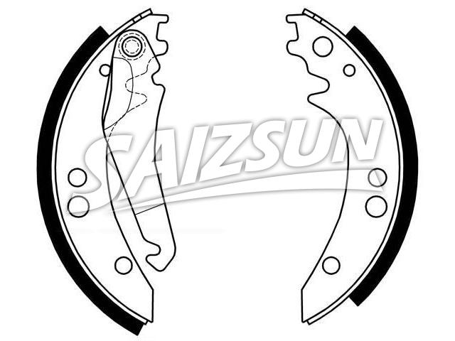 Brake Shoe Set:601 430 06 22