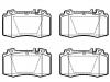 Brake Pad Set:003 420 58 20