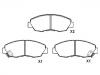 Pastillas de freno Brake Pad Set:45022-SM4-A00