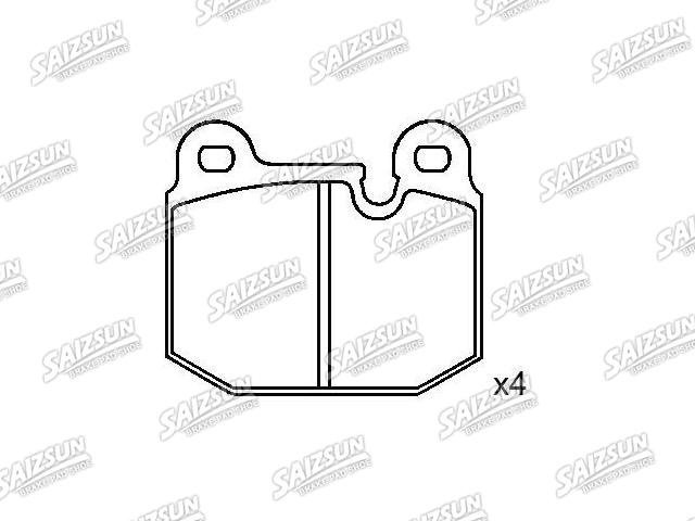 тормозная кладка Brake Pad Set:34 11 1 159 249