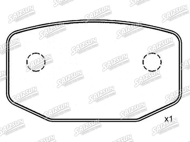 тормозная кладка Brake Pad Set:121030