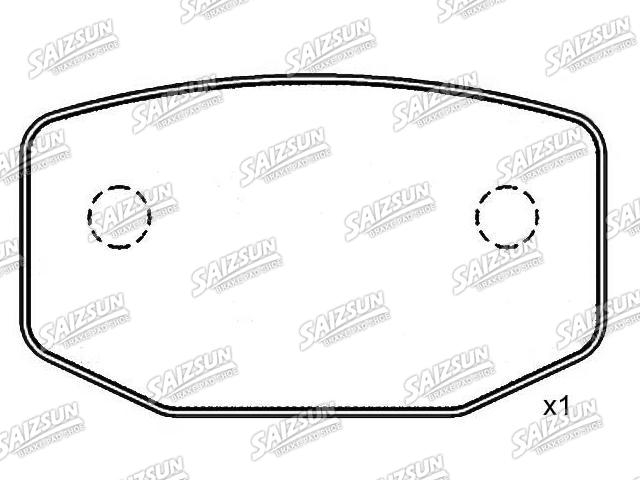 тормозная кладка Brake Pad Set:121162