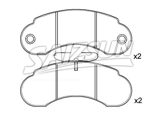 Pastillas de freno Brake Pad Set:631 420 03 20