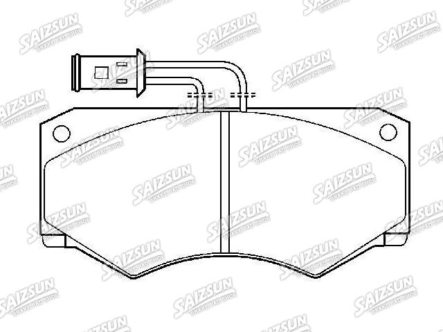 тормозная кладка Brake Pad Set:190 2469