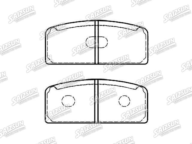 тормозная кладка Brake Pad Set:0996038000