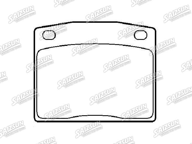 тормозная кладка Brake Pad Set:45022-634-003