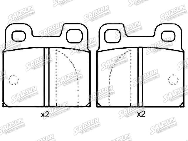 тормозная кладка Brake Pad Set:0060 724 237