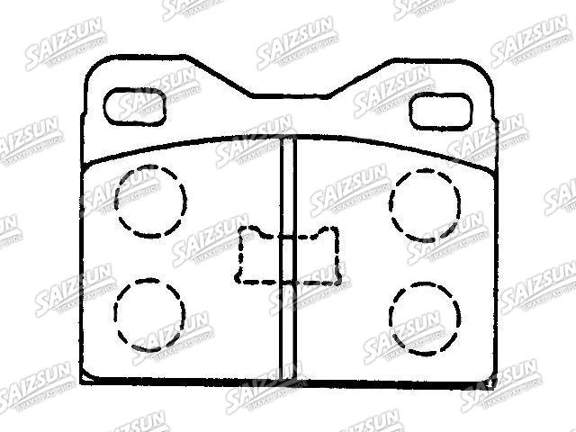 тормозная кладка Brake Pad Set:4248.68