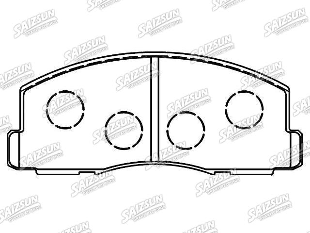 Pastillas de freno Brake Pad Set:MB 277 192