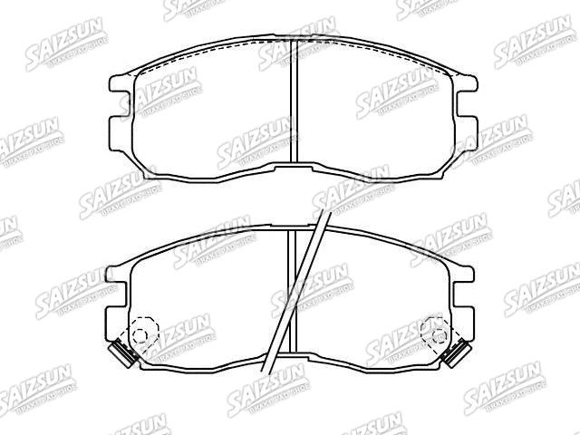 Pastillas de freno Brake Pad Set:58101-M2A01