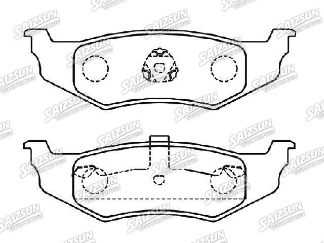 Pastillas de freno Brake Pad Set:05011630AA