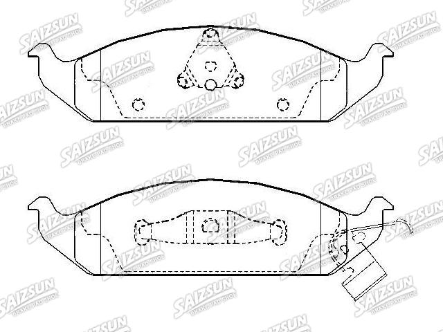 Pastillas de freno Brake Pad Set:4 728 240